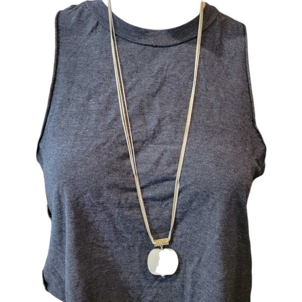 Chicos Multilayer long necklace - Picture 3 of 12